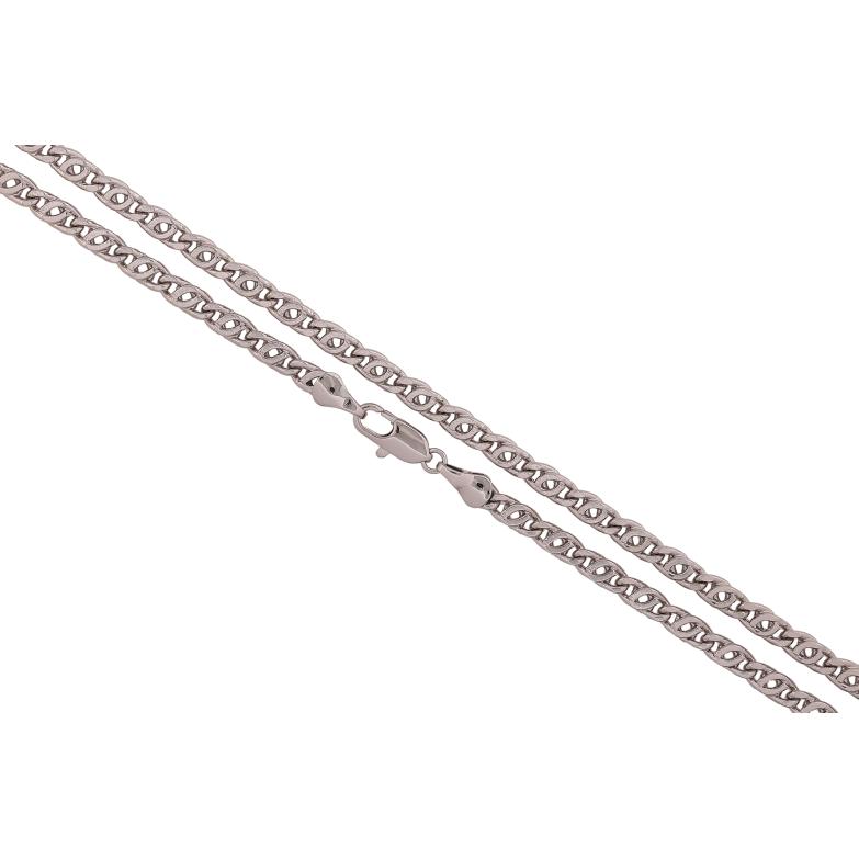 Цепочка Xuping цвет Родий "Плетение Птичий Глаз" длина 45см х 4мм фото №2 Цепочка Xuping цвет Родий "Плетение Птичий Глаз" длина 45см х 4мм фото №2