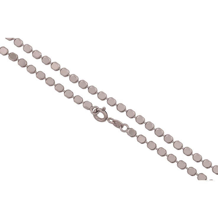 Ланцюжок Xuping колір Родій "Плетіння Перлина" довжина 45см х 3мм фото №10