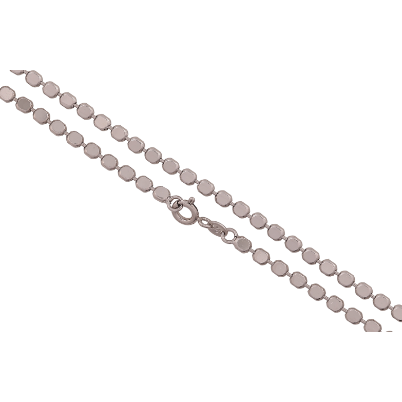 Цепочка Xuping цвет Родий "Плетение Перлина" длина 45см х 3мм фото №1 Цепочка Xuping цвет Родий "Плетение Перлина" длина 45см х 3мм фото №1