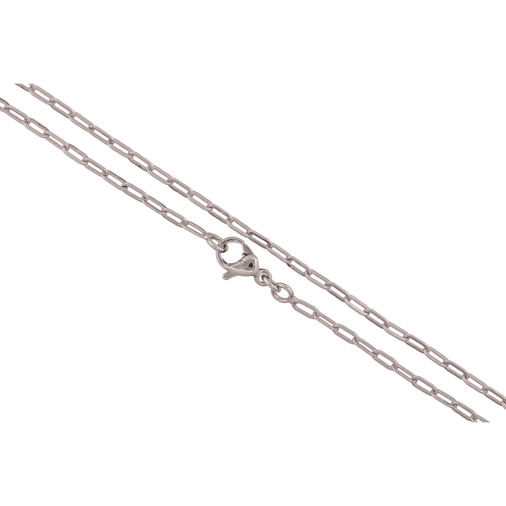 Ланцюжок Xuping колір Родій "Плетіння Якірне" довжина 45см х 2мм фото №9