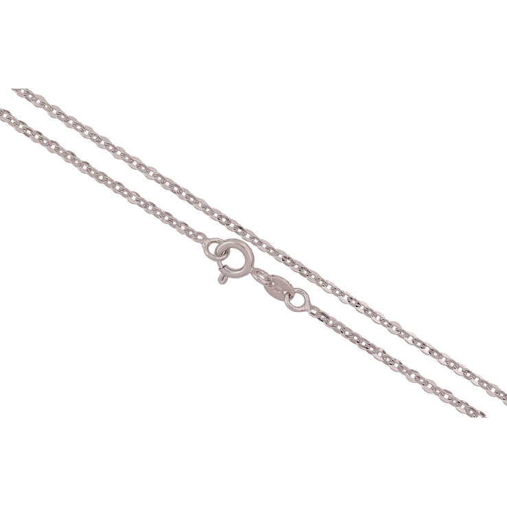 Ланцюжок Xuping колір Родій "Плетіння Якірне" довжина 45см х 2мм фото №8