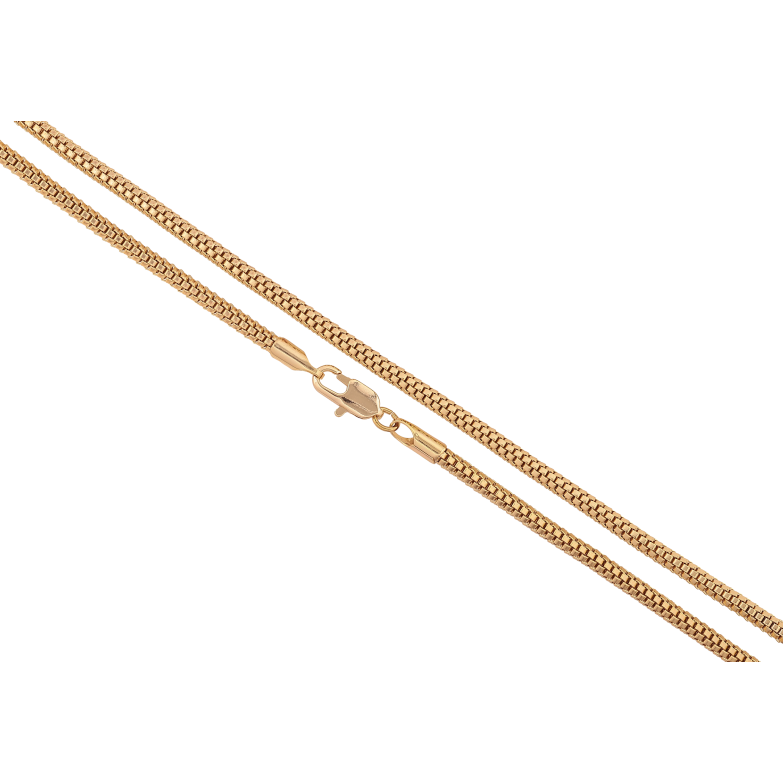 Ланцюжок Xuping колір Позолота 14K "Плетіння декоративний шнур" довжина 50см х 3мм фото №1