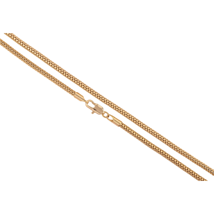 Ланцюжок Xuping колір Позолота 14K "Плетіння декоративний шнур" довжина 50см х 3мм фото №1