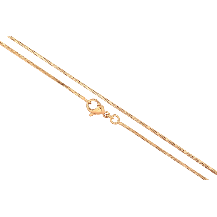 Цепочка Xuping цвет Позолота 18K "Плетение Ювелирный шнур 4-х гранный" длинна 45см х 1мм фото №24