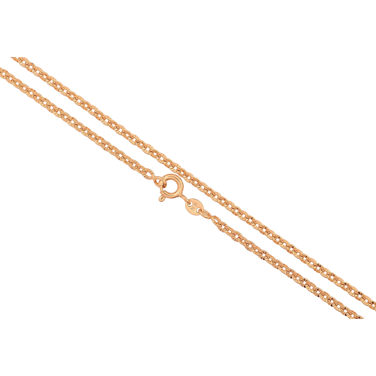 Ланцюжок Xuping колір Позолота 18K "Плетіння Якірне з візерунком" довжина 45см х 3мм фото №11