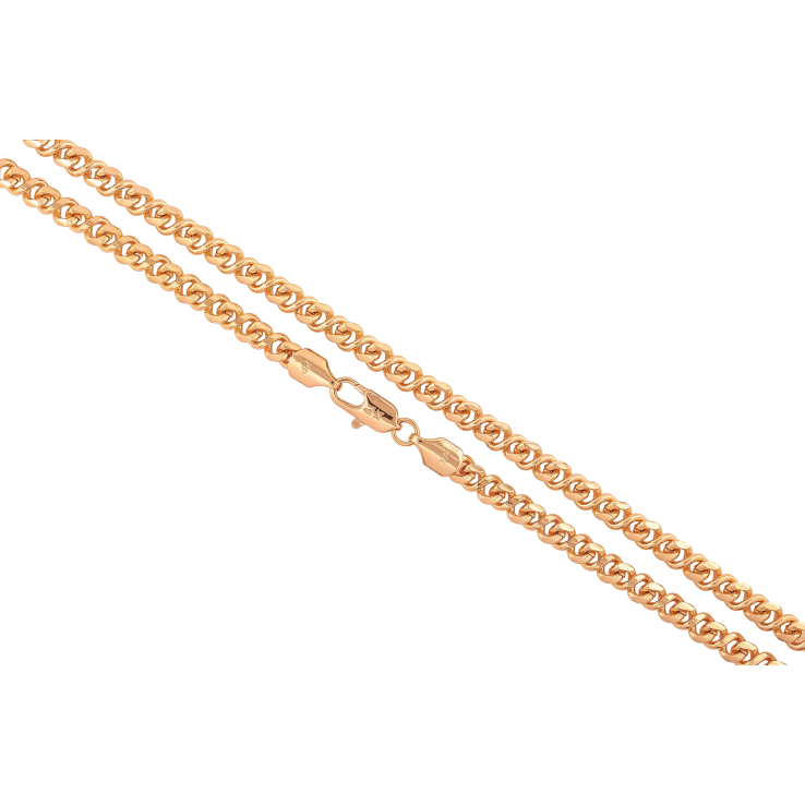 Цепочка Xuping цвет Позолота 18K "Плетение Восьмерка" длинна 51см х 5мм фото №9