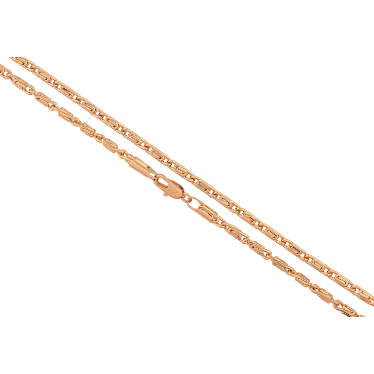 Ланцюжок Xuping колір Позолота 18K "Плетіння Равлик" довжина 50см х 3мм фото №15 Ланцюжок Xuping колір Позолота 18K "Плетіння Равлик" довжина 50см х 3мм фото №15