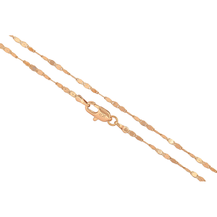 Ланцюжок Xuping колір Позолота 18K "Плетіння Фантазійне" довжина 45см х 1.5мм фото №7