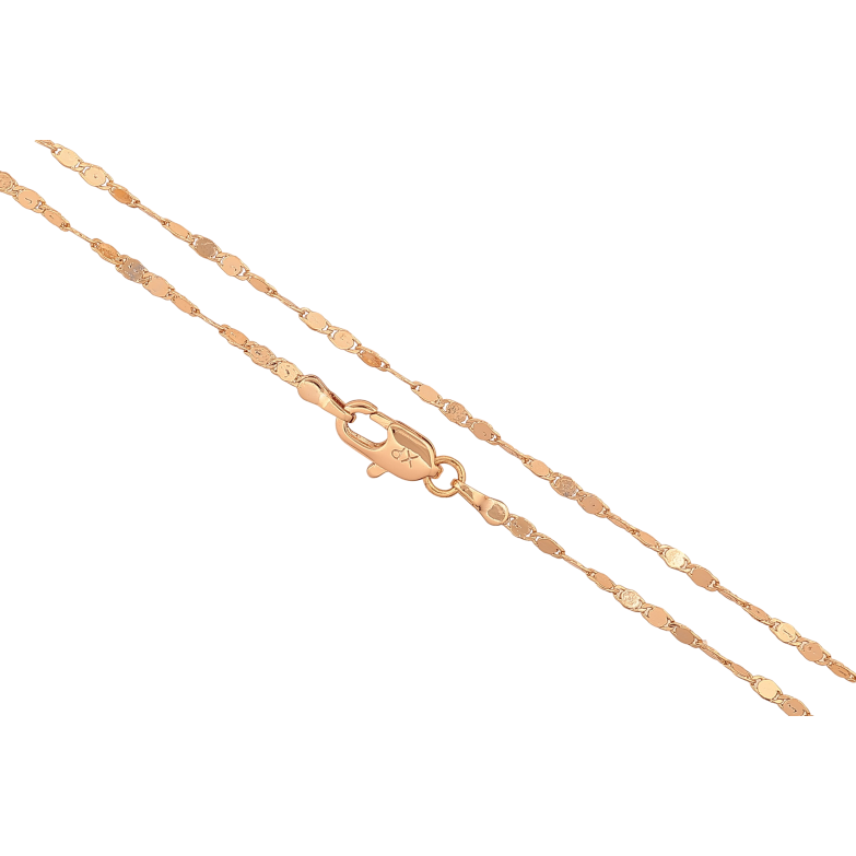 Цепочка Xuping цвет Позолота 18K "Плетение Фантазийное" длинна 45см х 1.5мм фото №1