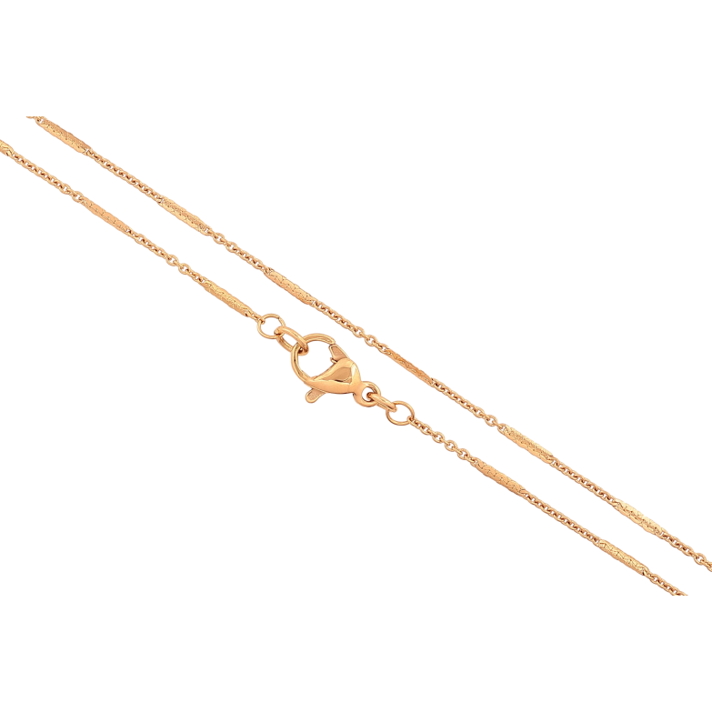 Цепочка Xuping цвет Позолота 18K "Плетение Якорное с прокаткой" длинна 46см х 1мм фото №1