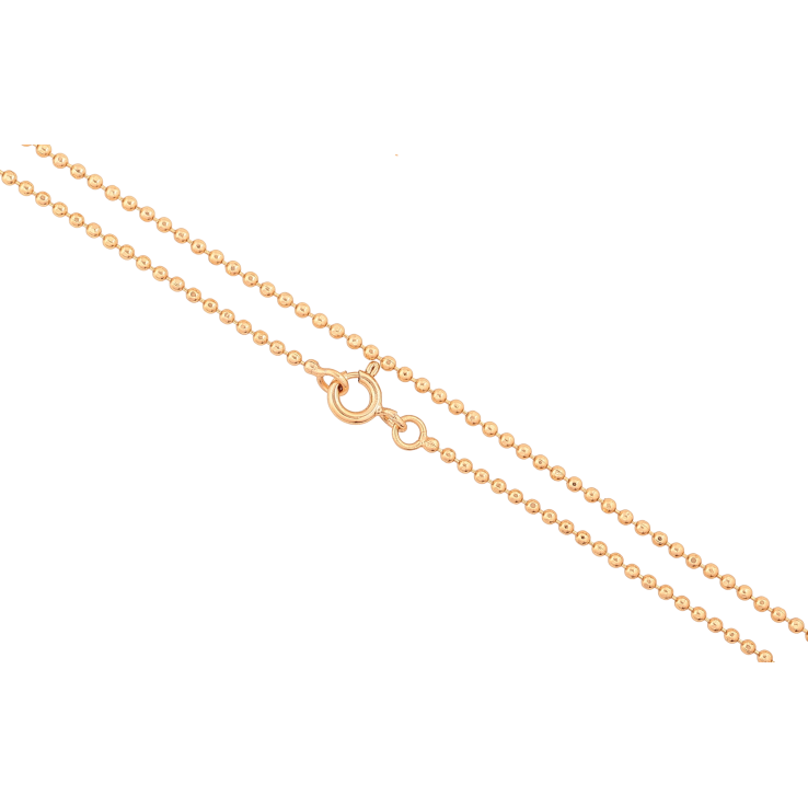 Ланцюжок Xuping колір Позолота 18K "Плетіння Перлина" довжина 38см х 1.5мм фото №25 Ланцюжок Xuping колір Позолота 18K "Плетіння Перлина" довжина 38см х 1.5мм фото №25