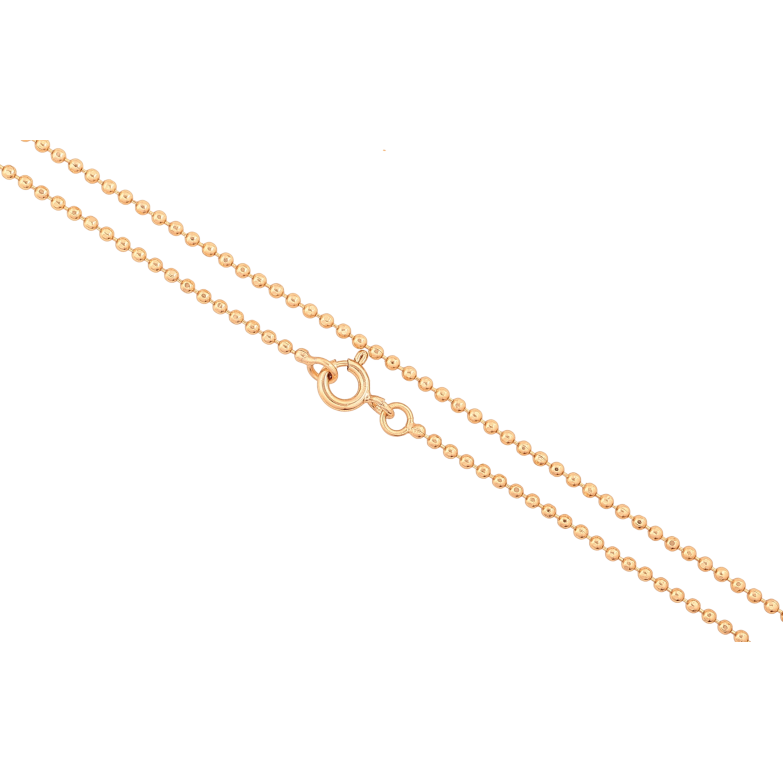 Цепочка Xuping цвет Позолота 18K "Плетение Перлина" длинна 38см х 1.5мм фото №1