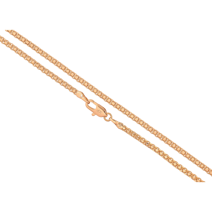 Ланцюжок Xuping колір Позолота 18K "Плетіння Італійський Бісмарк" довжина 60см х 2.5мм фото №8