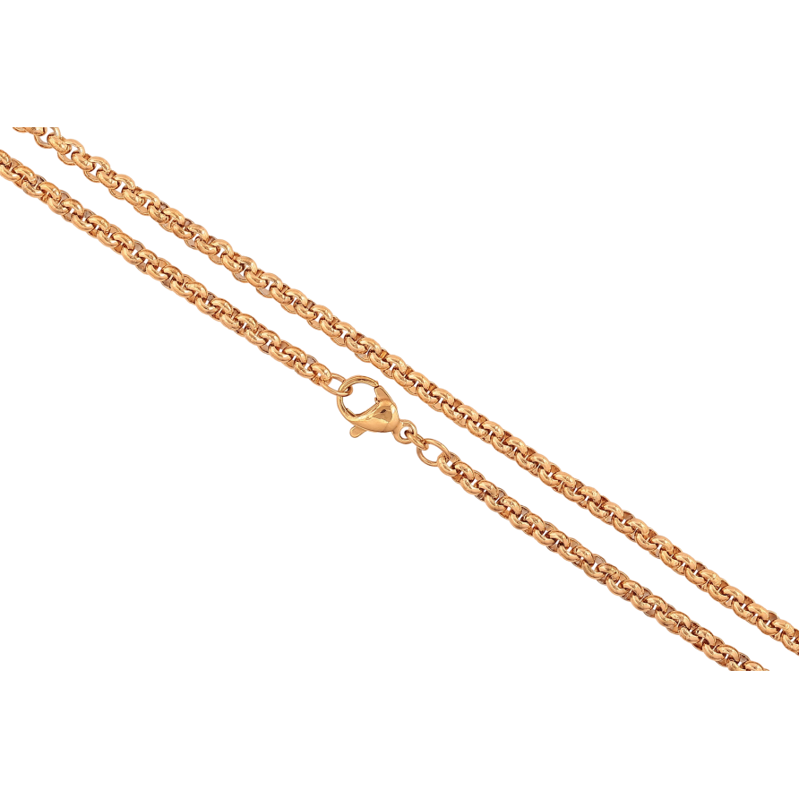 Ланцюжок Xuping колір Позолота 18K "Плетіння Бельцер" довжина 50см х 3мм фото №1