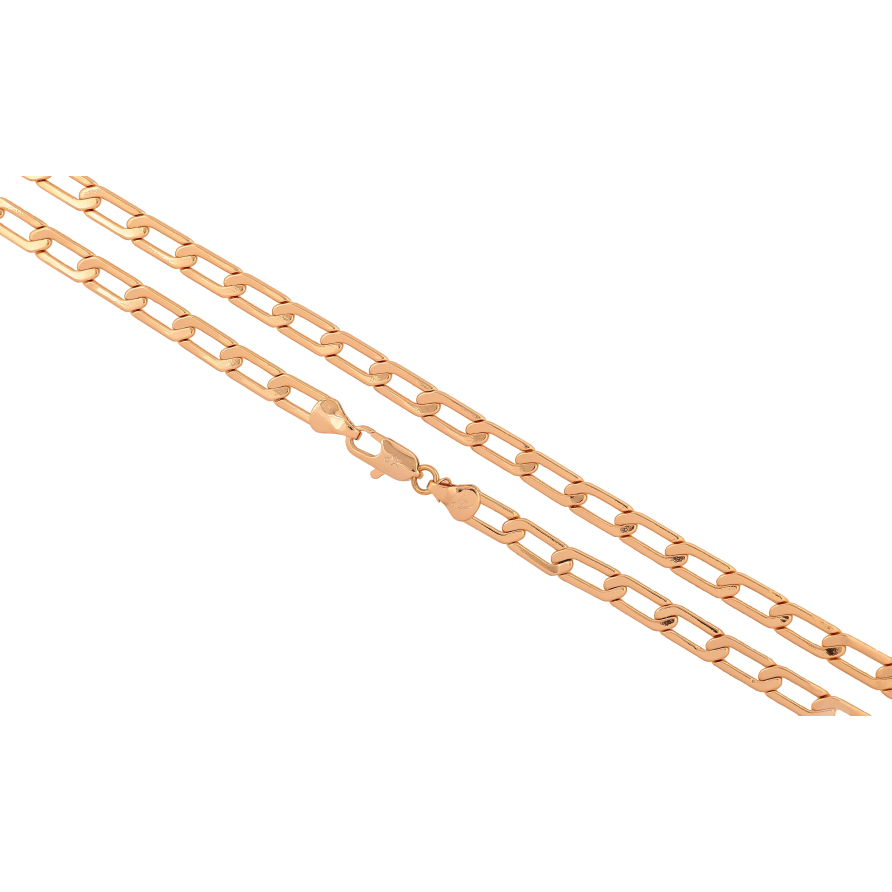 Ланцюжок Xuping колір Позолота 18K "Плетіння Панцирне" довжина 50см х 6мм фото №1