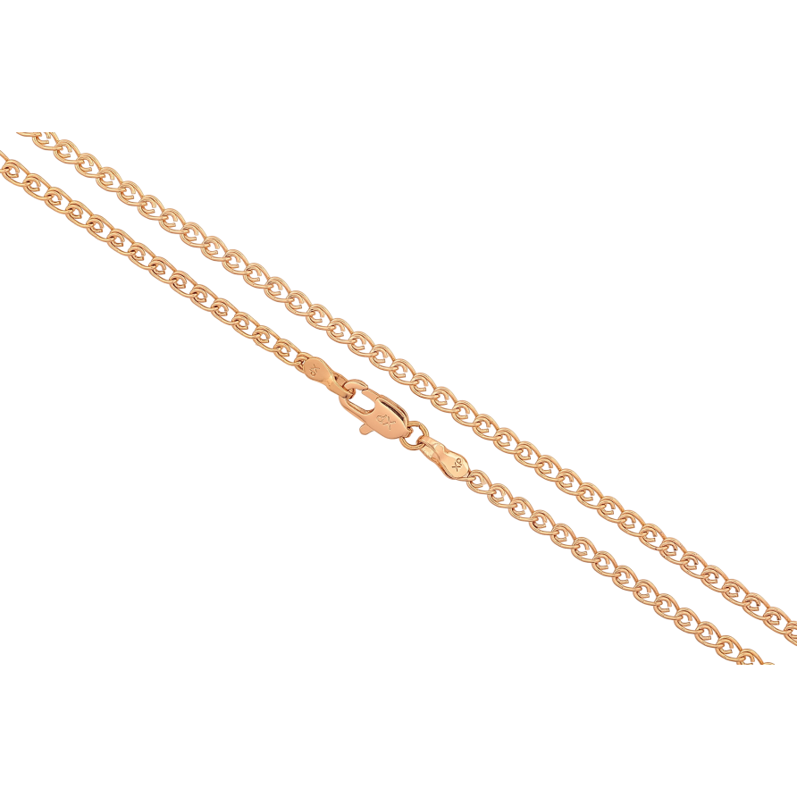 Цепочка Xuping цвет Позолота 18K "Плетение Лав" длинна 50см х 3мм фото №1 Цепочка Xuping цвет Позолота 18K "Плетение Лав" длинна 50см х 3мм фото №1