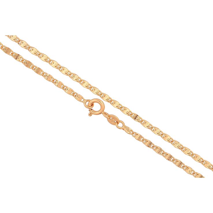 Ланцюжок Xuping колір Позолота 18K "Плетіння Равлик" довжина 45см х 2мм фото №20 Ланцюжок Xuping колір Позолота 18K "Плетіння Равлик" довжина 45см х 2мм фото №20