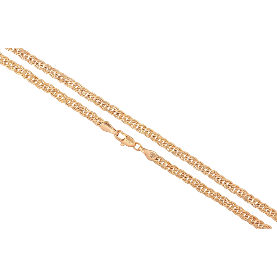 Ланцюжок Xuping колір Позолота 18K "Плетіння Нонна" довжина 45см х 4мм фото №1 Ланцюжок Xuping колір Позолота 18K "Плетіння Нонна" довжина 45см х 4мм фото №1