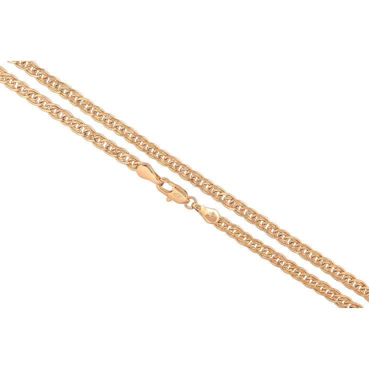 Ланцюжок Xuping колір Позолота 18K "Плетіння Нонна" довжина 60см х 4мм фото №21