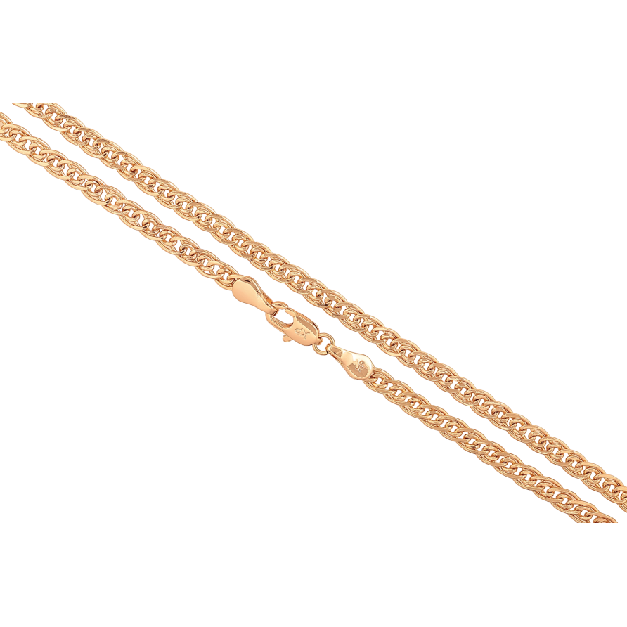 Ланцюжок Xuping колір Позолота 18K "Плетіння Нонна" довжина 60см х 4мм фото №1 Ланцюжок Xuping колір Позолота 18K "Плетіння Нонна" довжина 60см х 4мм фото №1