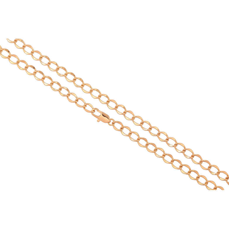 Цепочка Xuping цвет Позолота 18K "Плетение Панцирное" длинна 44см х 5мм фото №1