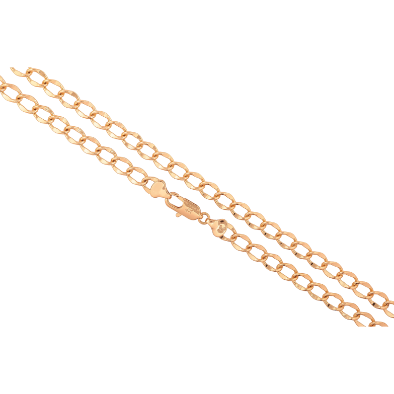 Цепочка Xuping цвет Позолота 18K "Плетение Панцирное" длинна 50см х 7мм фото №4