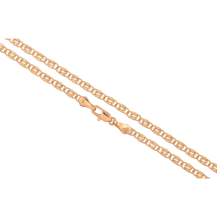 Цепочка Xuping цвет Позолота 18K "Плетение Птичий глаз перекрученное" длинна 50см х 3мм фото №20