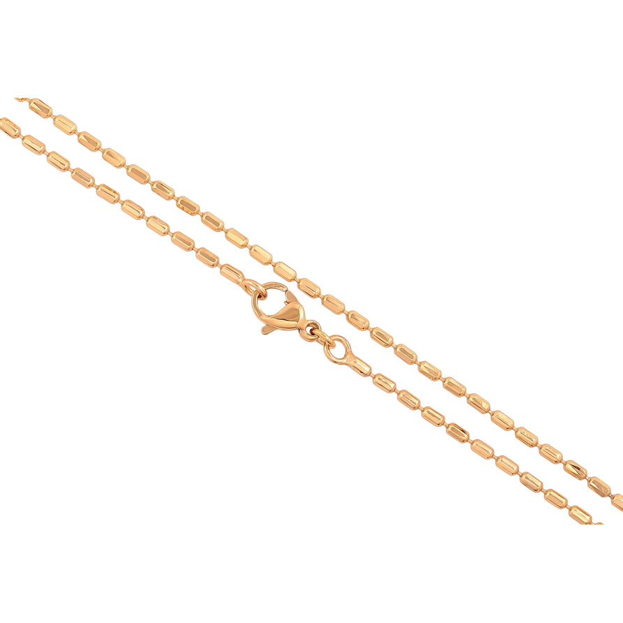 Ланцюжок Xuping колір Позолота 18K "Плетіння Перлина" довжина 45см х 1.5мм фото №1 Ланцюжок Xuping колір Позолота 18K "Плетіння Перлина" довжина 45см х 1.5мм фото №1