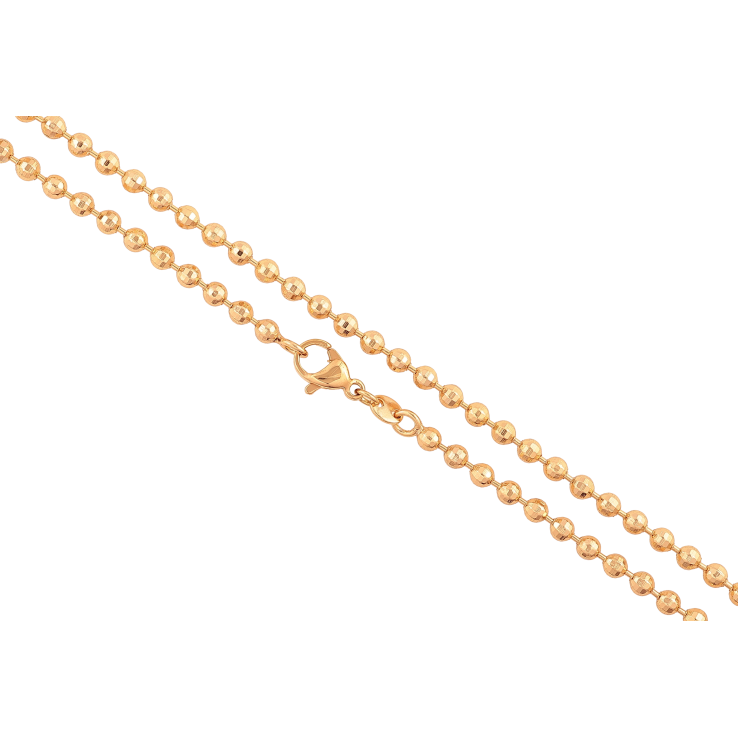 Цепочка Xuping цвет Позолота 18K "Плетение Перлина" длинна 50см х 3мм фото №14