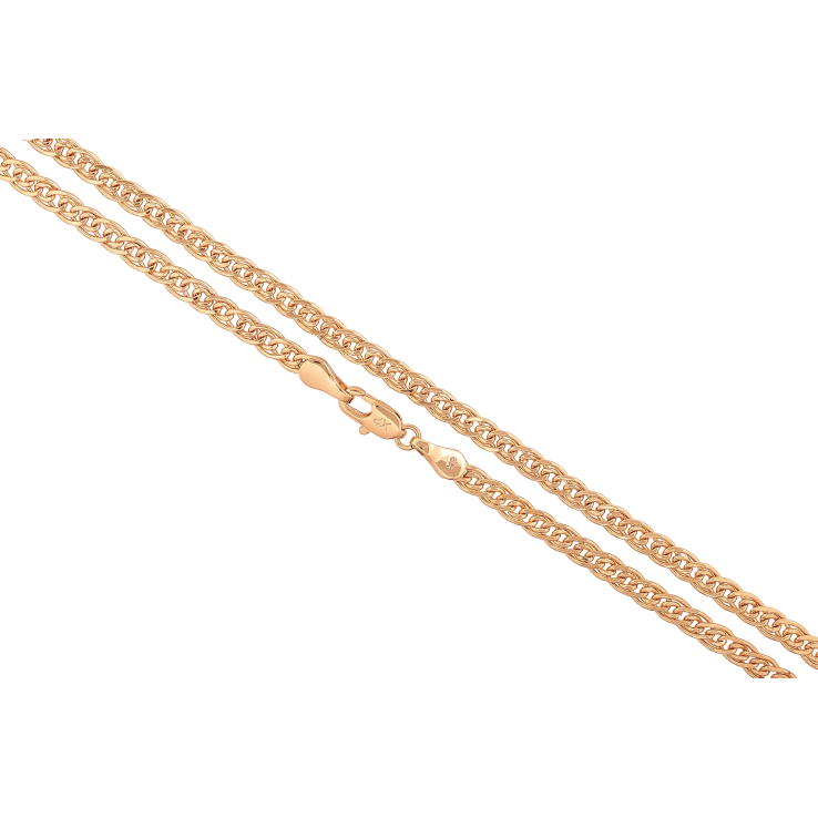 Ланцюжок Xuping колір Позолота 18K "Плетіння Нонна" довжина 55см х 4мм фото №22