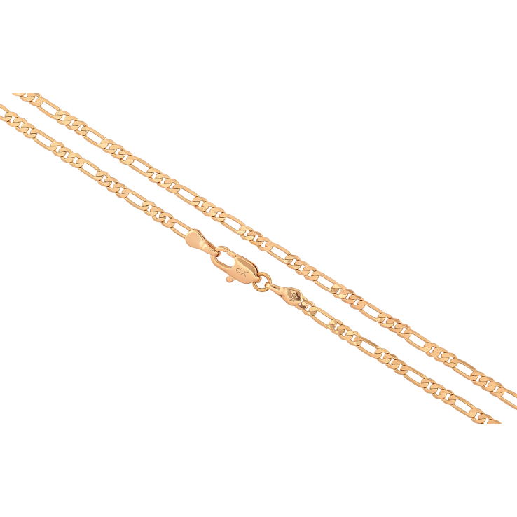 Цепочка Xuping цвет Позолота 18K "Плетение Фигаро" длинна 45см х 2.5мм фото №5 Цепочка Xuping цвет Позолота 18K "Плетение Фигаро" длинна 45см х 2.5мм фото №5