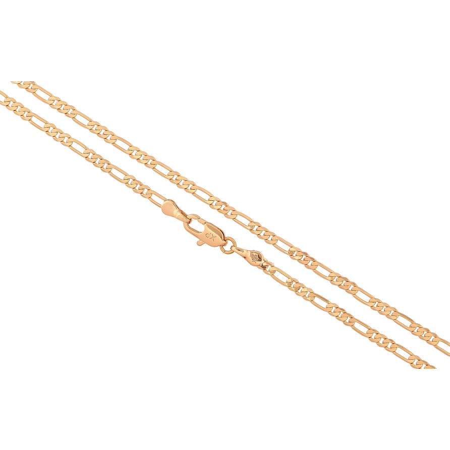 Цепочка Xuping цвет Позолота 18K "Плетение Фигаро" длинна 45см х 2.5мм фото №1