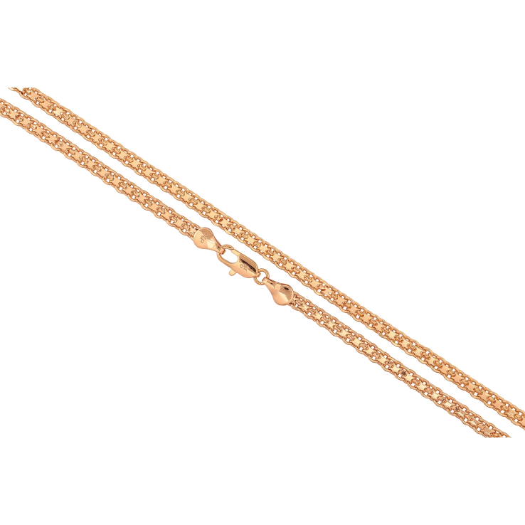 Ланцюжок Xuping колір Позолота 18K "Плетіння Італійський Бісмарк" довжина 45см х 4мм фото №25 Ланцюжок Xuping колір Позолота 18K "Плетіння Італійський Бісмарк" довжина 45см х 4мм фото №25