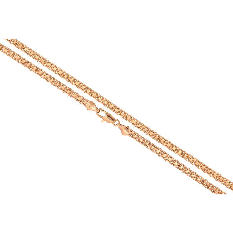 Цепочка Xuping цвет Позолота 18K "Плетение Итальянский Бисмарк" длинна 45см х 4мм фото №9