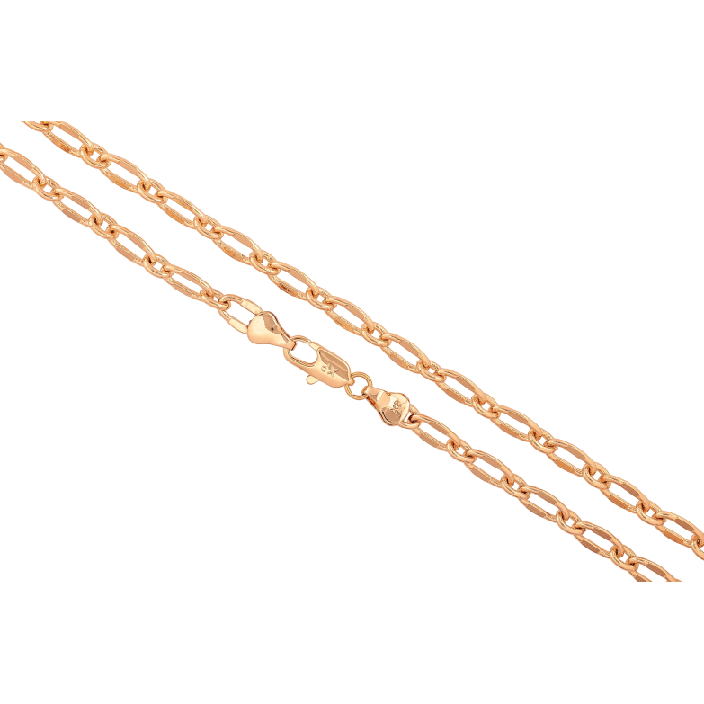 Ланцюжок Xuping колір Позолота 18K "Плетіння Фантазійне" довжина 52см х 6мм фото №4