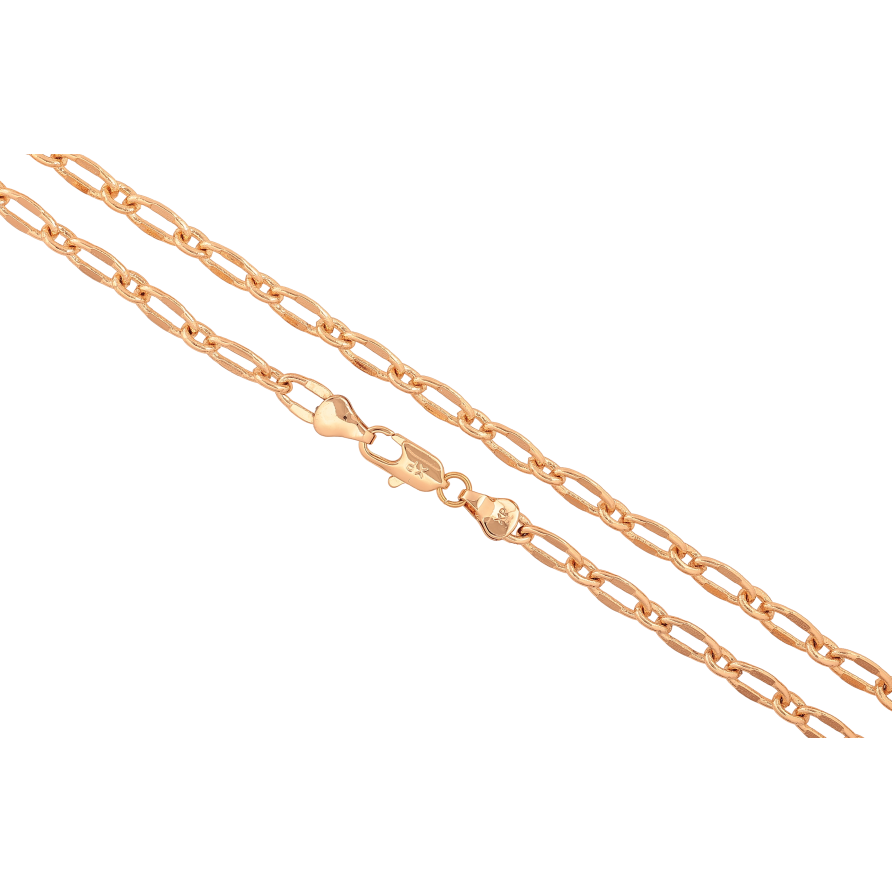 Ланцюжок Xuping колір Позолота 18K "Плетіння Фантазійне" довжина 52см х 6мм фото №1