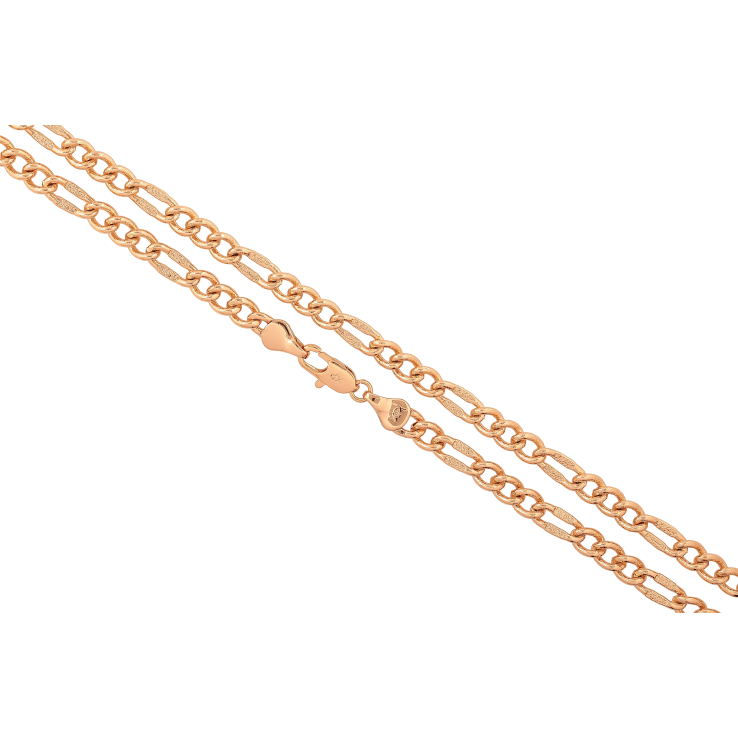 Ланцюжок Xuping колір Позолота 18K "Плетіння Фігаро" довжина 45см х 5мм фото №4