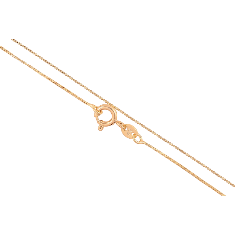 Ланцюжок Xuping колір Позолота 18K "Плетіння Венеціанське" довжина 45см х 1мм фото №1