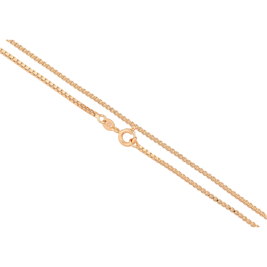 Ланцюжок Xuping колір Позолота 18K "Плетіння Венеціанське" довжина 50см х 1.5мм фото №1 Ланцюжок Xuping колір Позолота 18K "Плетіння Венеціанське" довжина 50см х 1.5мм фото №1