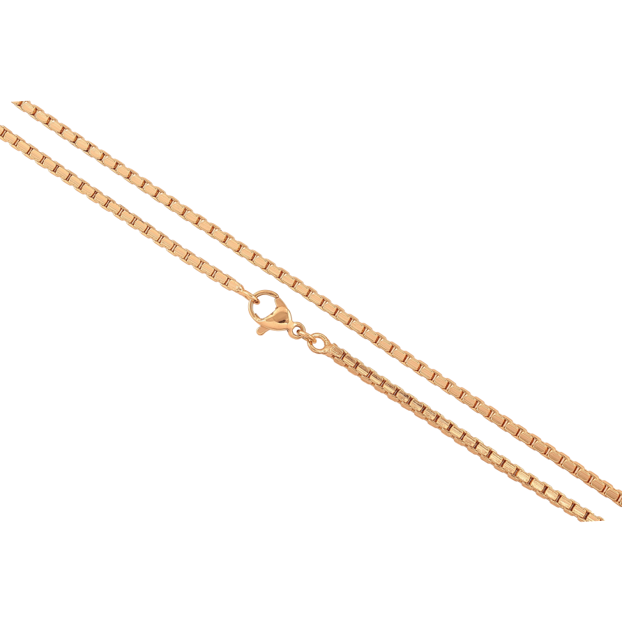 Цепочка Xuping цвет Позолота 18K "Плетение Венецианское" длинна 45см х 2мм фото №1