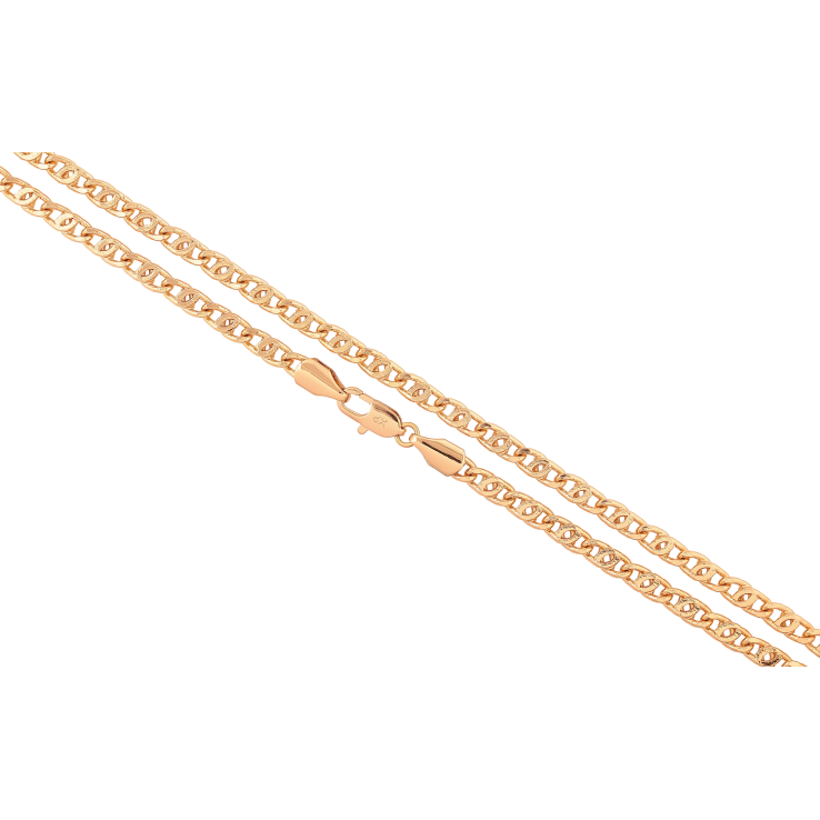 Ланцюжок Xuping колір Позолота 18K "Плетіння Пташине око" довжина 60см х 4мм фото №15