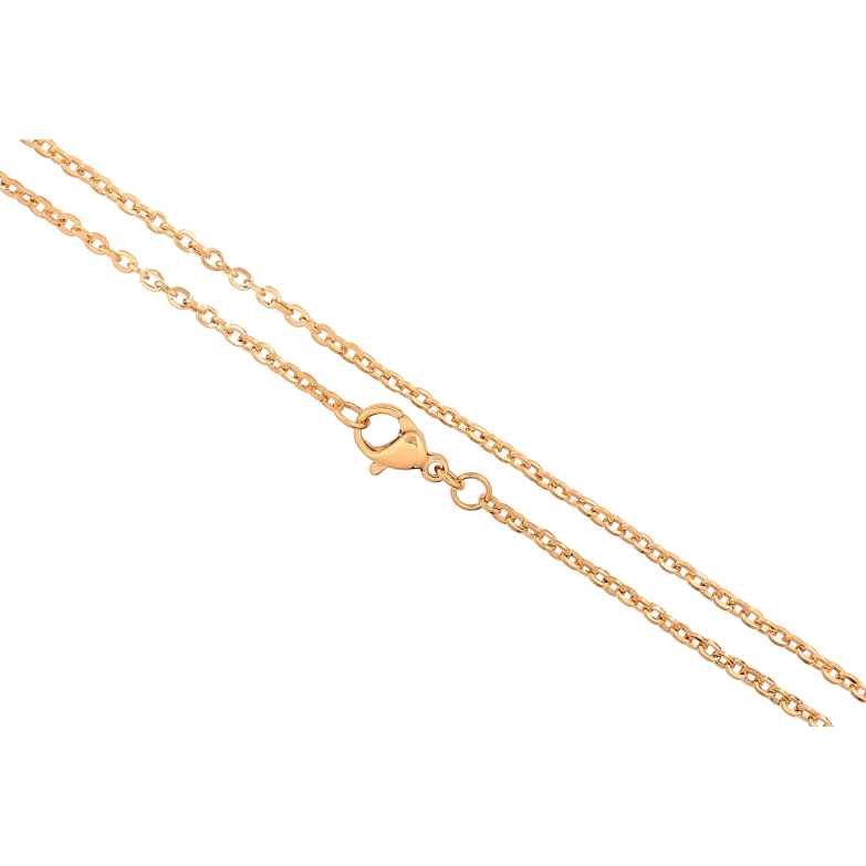 Ланцюжок Xuping колір Позолота 18K "Плетіння Якірне" довжина 45см х 2мм фото №1 Ланцюжок Xuping колір Позолота 18K "Плетіння Якірне" довжина 45см х 2мм фото №1