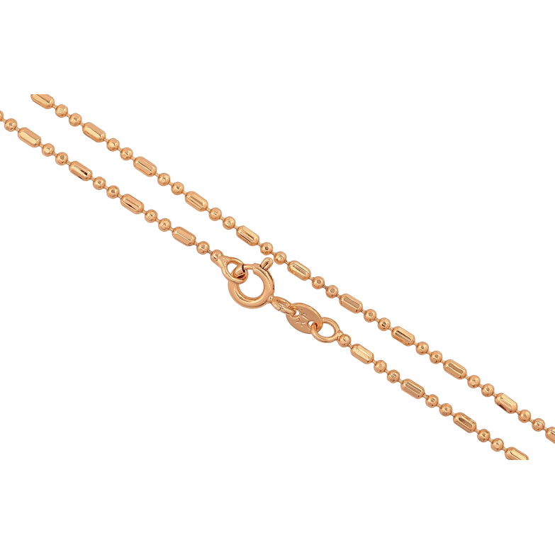 Ланцюжок Xuping колір Позолота 18K "Плетіння Перлина" довжина 45см х 1.5мм фото №1