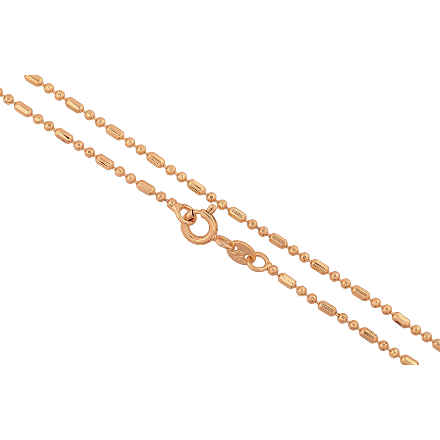 Ланцюжок Xuping колір Позолота 18K "Плетіння Перлина" довжина 45см х 1.5мм фото №1