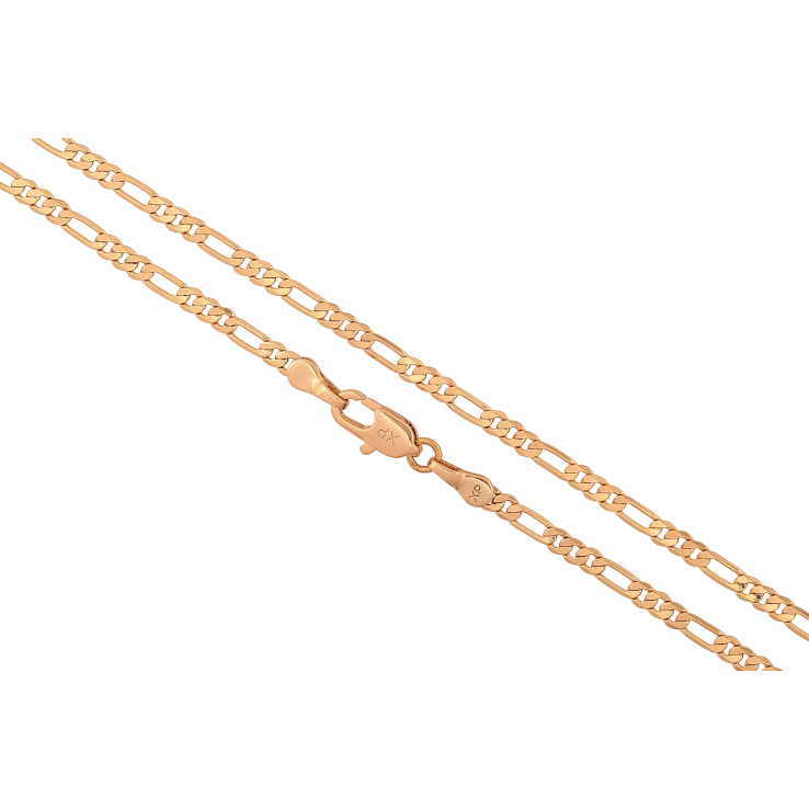 Цепочка Xuping цвет Позолота 18K "Плетение Фигаро" длинна 44см х 2.5мм фото №6