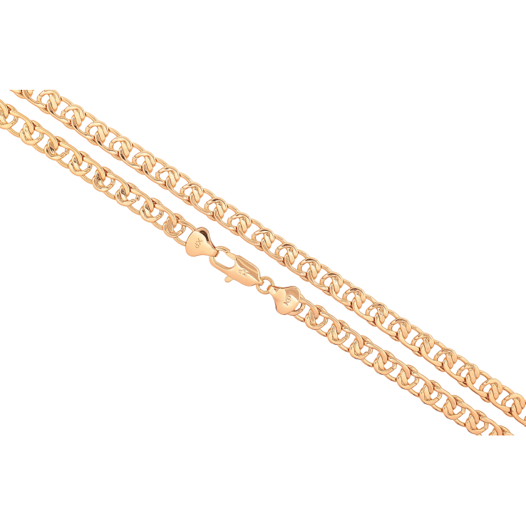 Ланцюжок Xuping колір Позолота 18K "Плетіння Вузол" довжина 55см х 7мм фото №14