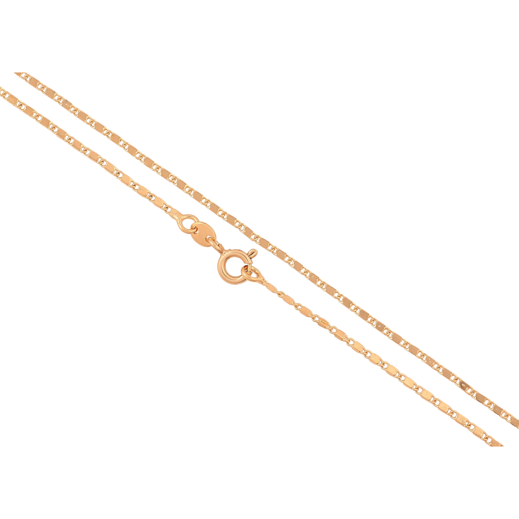 Ланцюжок Xuping колір Позолота 18K "Плетіння Морський ланцюг" довжина 45см х 1мм фото №22 Ланцюжок Xuping колір Позолота 18K "Плетіння Морський ланцюг" довжина 45см х 1мм фото №22