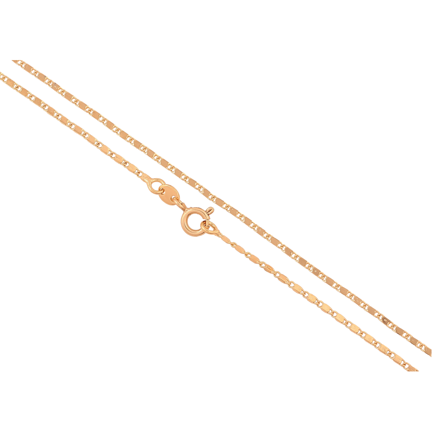 Ланцюжок Xuping колір Позолота 18K "Плетіння Морський ланцюг" довжина 45см х 1мм фото №1