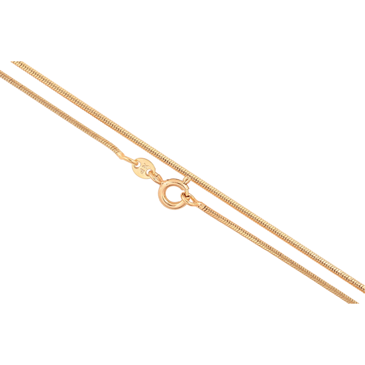 Цепочка Xuping цвет Позолота 18K "Плетение Ювелирный шнур 4-х гранный" длинна 50см х 1мм фото №14 Цепочка Xuping цвет Позолота 18K "Плетение Ювелирный шнур 4-х гранный" длинна 50см х 1мм фото №14