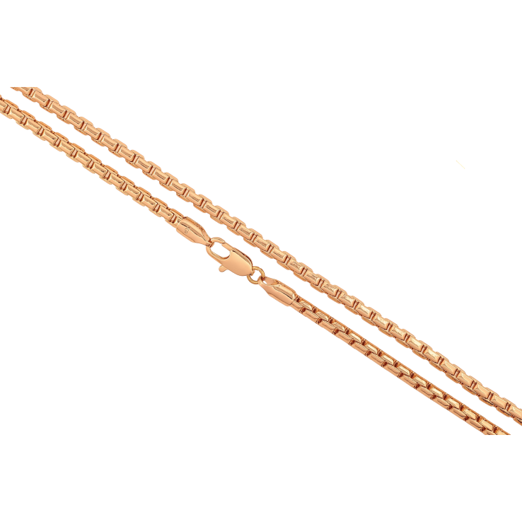 Ланцюжок Xuping колір Позолота 18K "Плетіння Венеціанське" довжина 50см х 3мм фото №17 Ланцюжок Xuping колір Позолота 18K "Плетіння Венеціанське" довжина 50см х 3мм фото №17